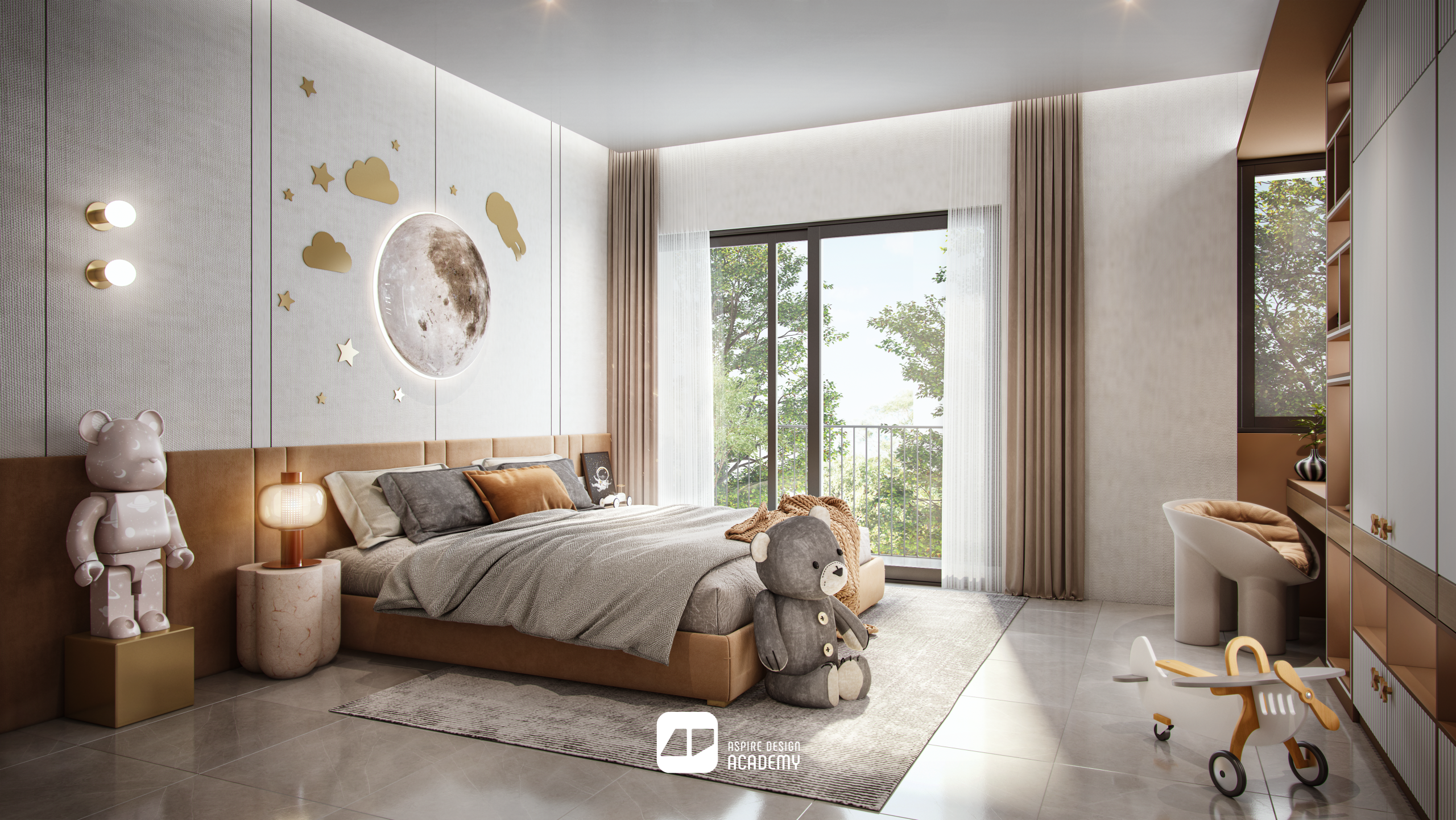 Bedroom Interior Rendering