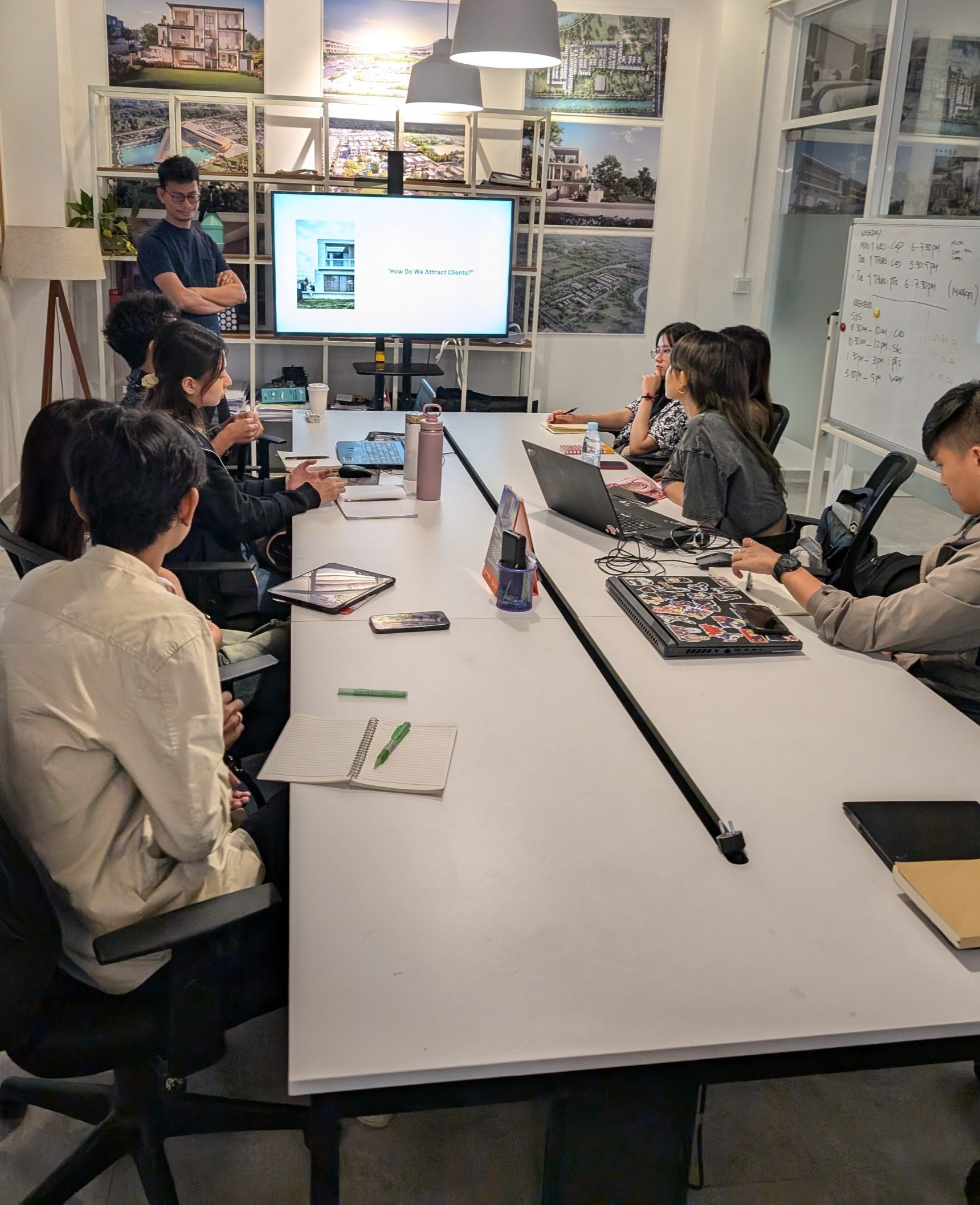 Design Students Collaborating